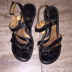 Born strappy leather sandals